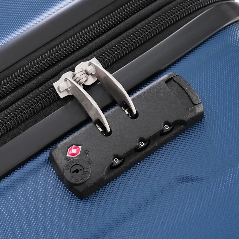 2 Piece Luggage Set With Bags Expanable Spinner Wheels ABS Lightweight Suitcase With Tsa Lock 20" / 24" by HouseOfZazla
