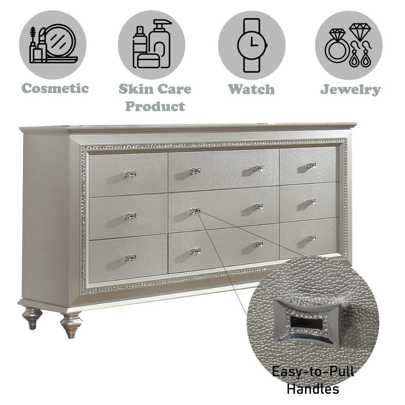 Kaitlyn - Elegant Design Dresser by Unique Piece Furniture