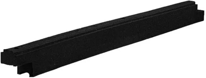 Playsafer Rubber Playground Border Edging Kit, 6' Flexible Heavy Duty Rubber Interlocking Playground Timber, No Dig Easy to Install (Black, 6 Pack) by GreenHaven Gardens