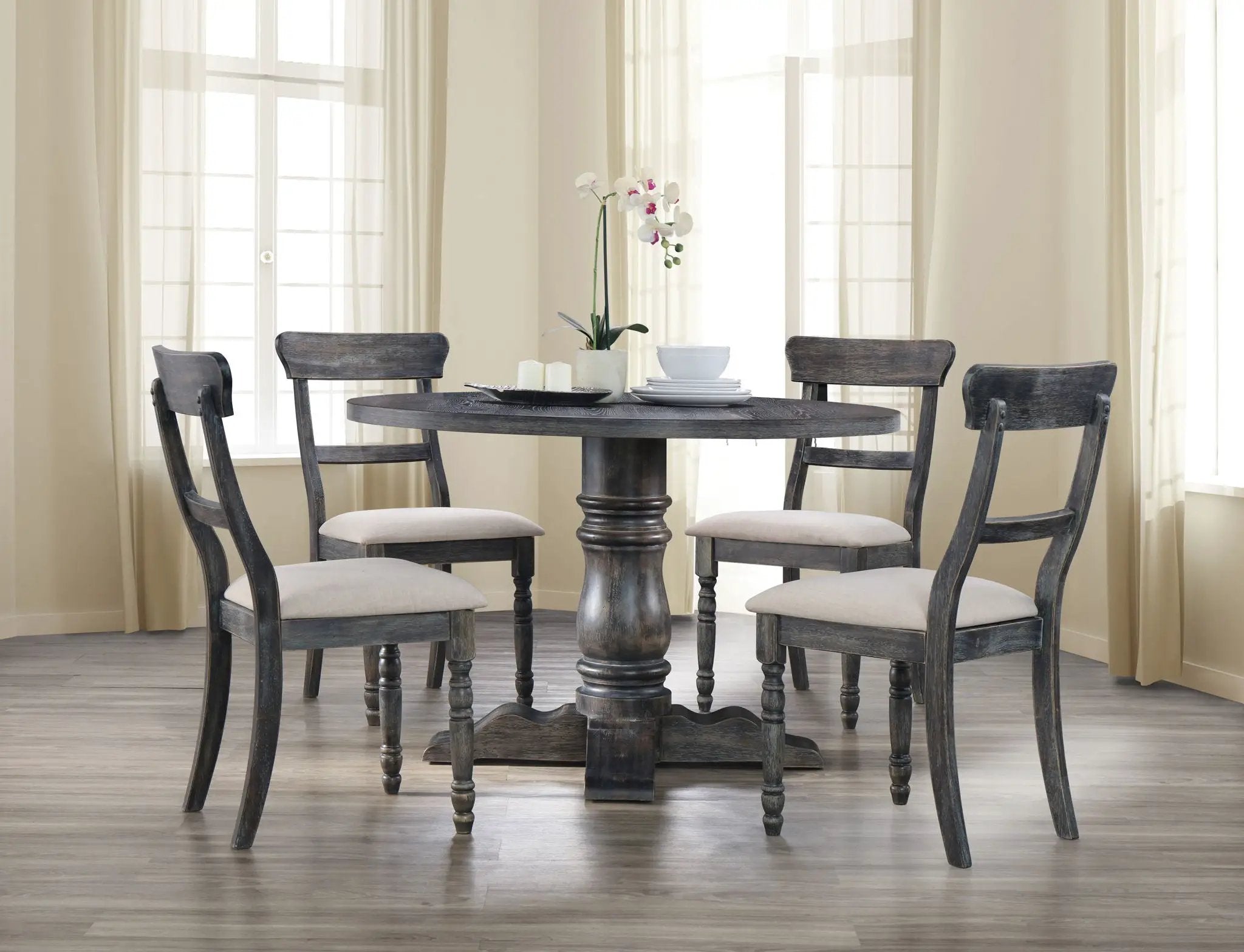 Leventis Weathered Dining Table - Gray by HouseOfZazla