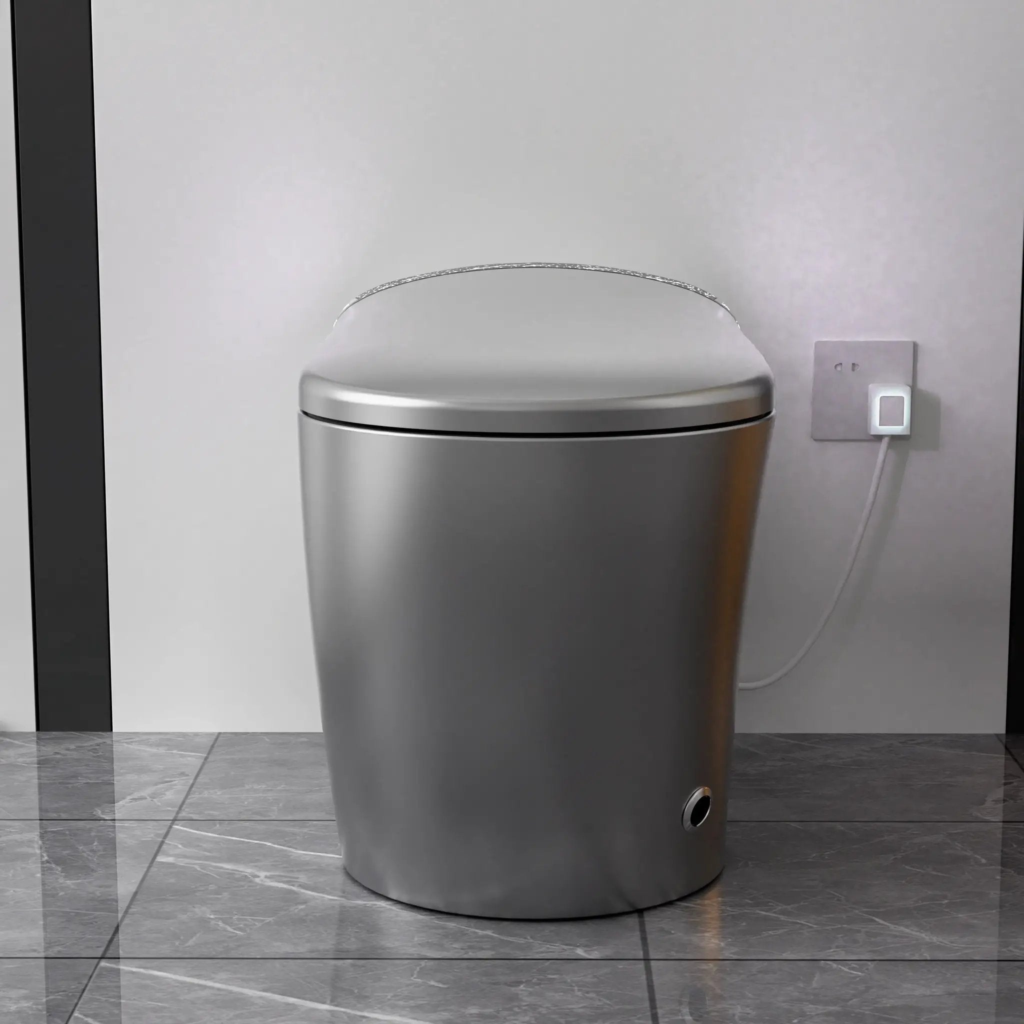 Starry Night Light Smart Toilet with Built-In Bidet by HouseOfZazla