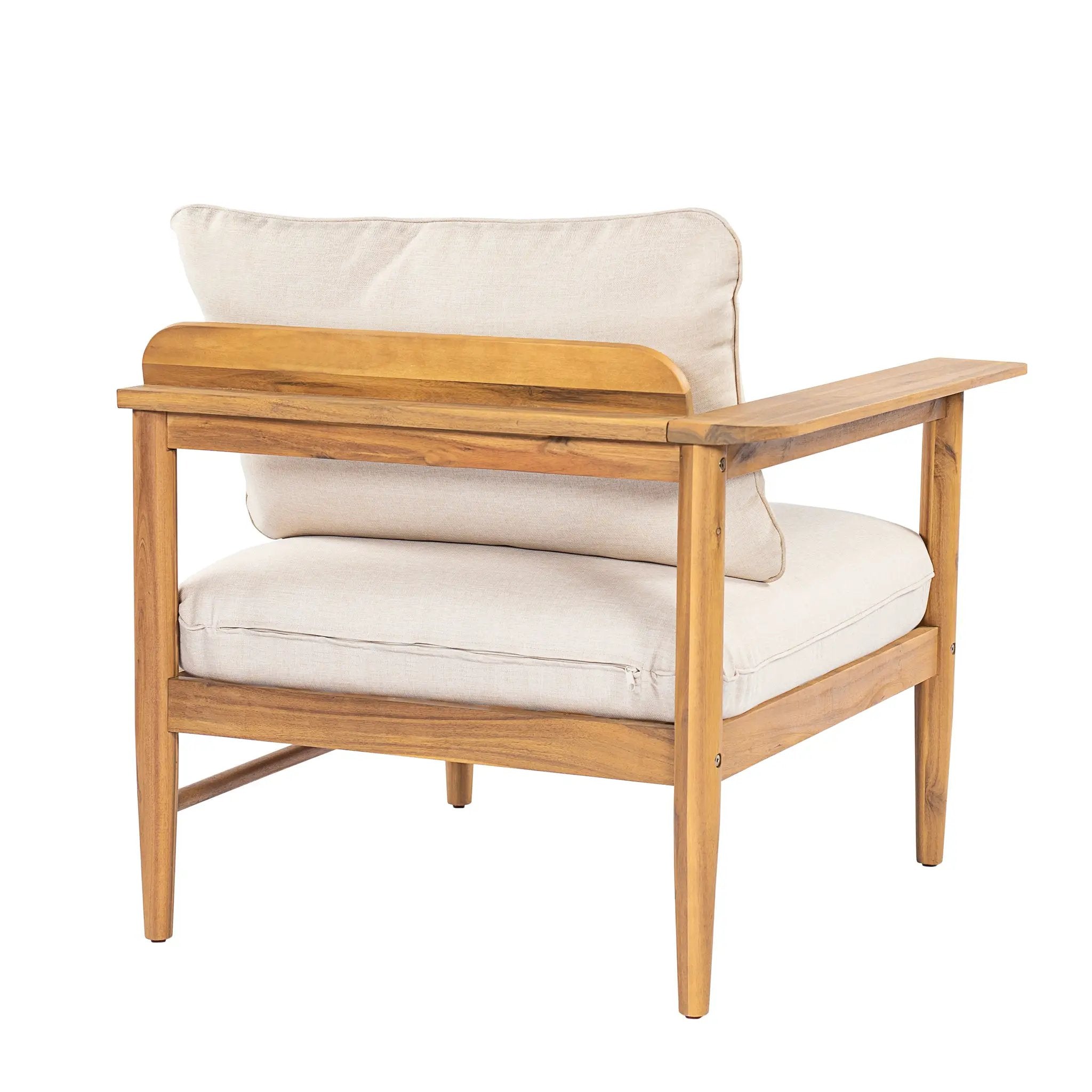 Terassi Outdoor Acacia Wood 4 Seater Sofa by HouseOfZazla