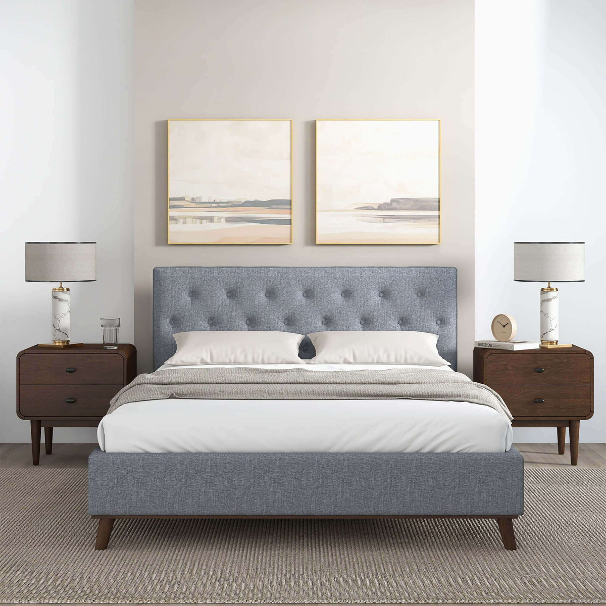 Graceville - Elegant Design Platform Bed, photo 5 of 14