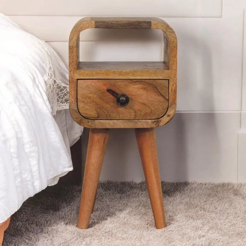 Mini Open Bedside Nightstand by HouseOfZazla