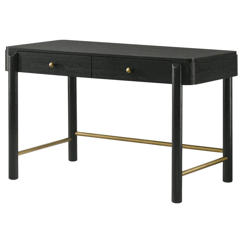 Arini 2-drawer Vanity Desk Makeup Table Black by Unique Piece Furniture