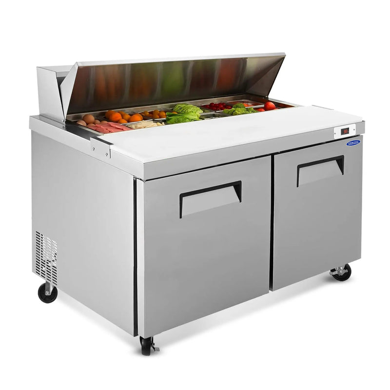 Orikool 60 In Commercial Refrigerators Sandwich & Salad Prep Table by HouseOfZazla
