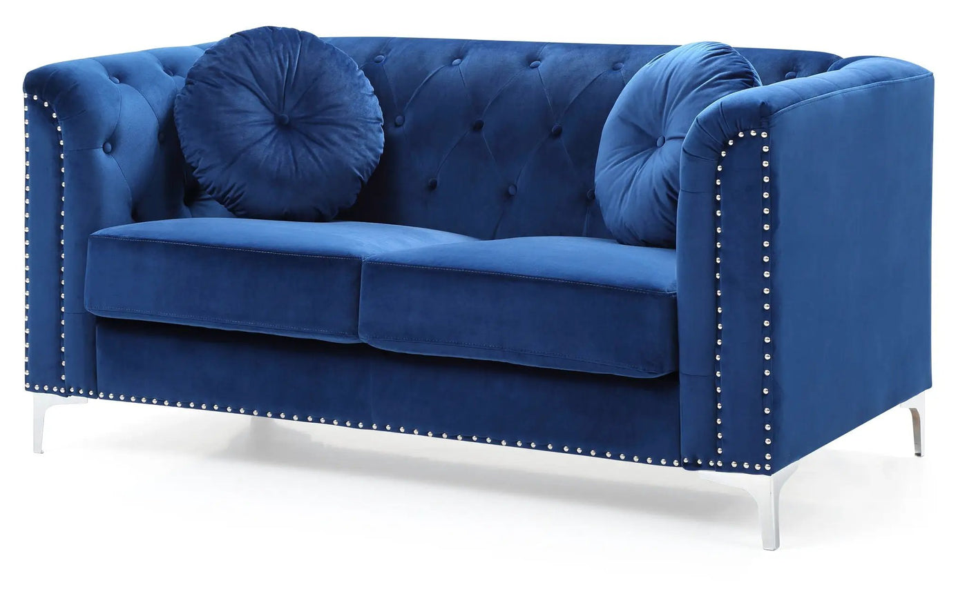 Stylish Sloped Arm Loveseat by HouseOfZazla
