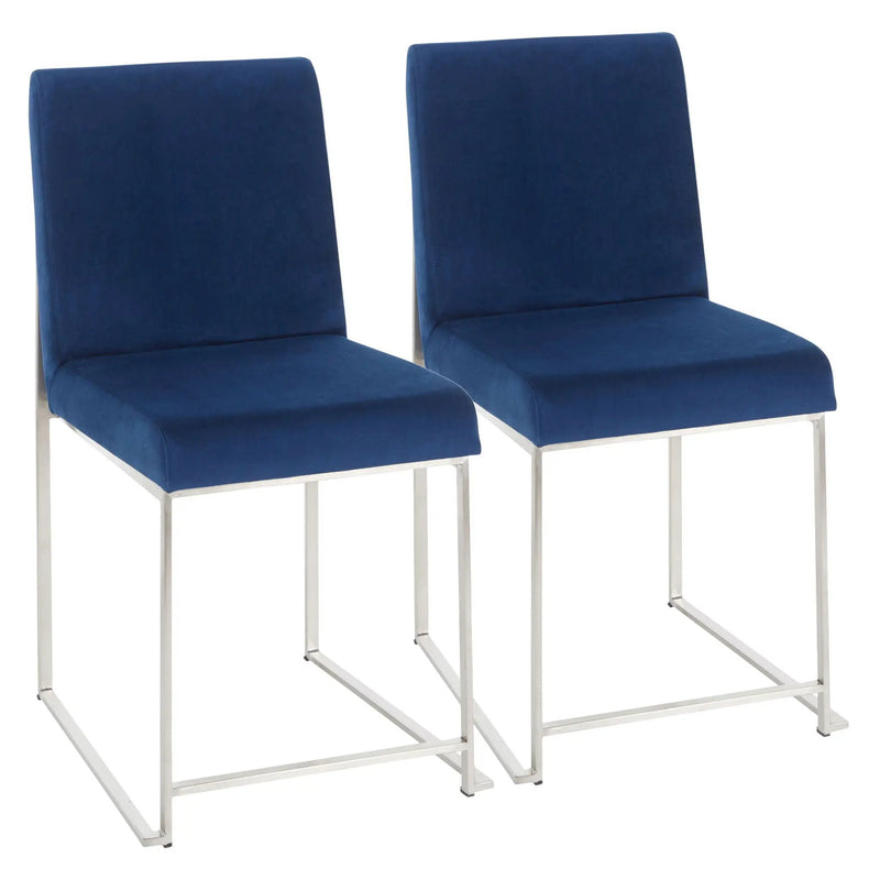 Fuji - Contemporary Modern Elegance High Back Dining Chair (Set of 2) by Unique Piece Furniture