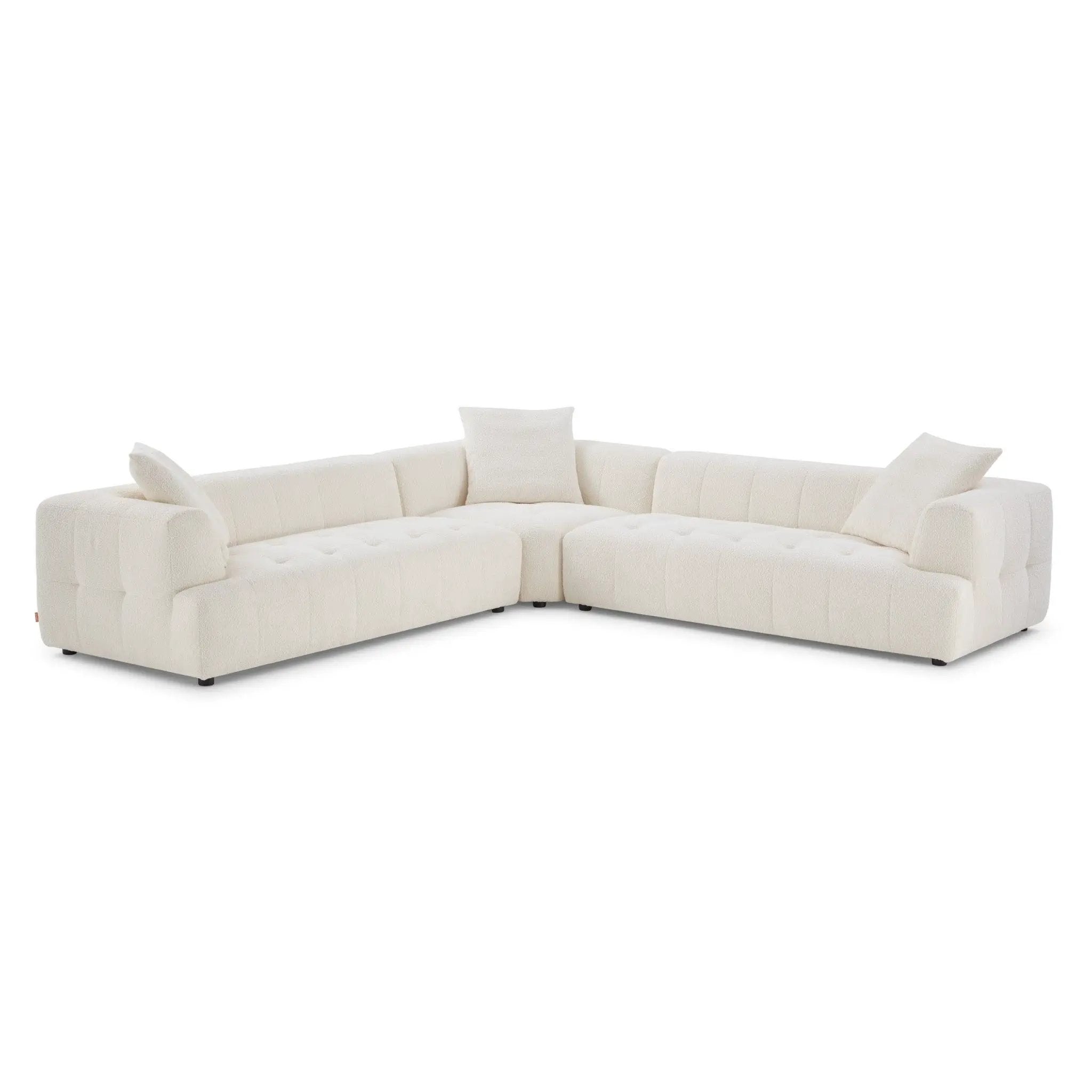 Kaynes - Elegant Upholstery Corner Sofa by HouseOfZazla