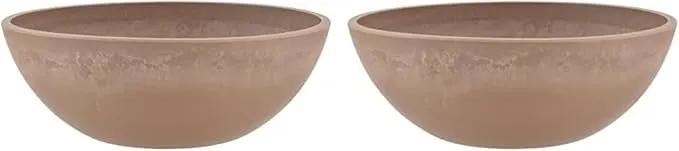 PSW M20TP Garden Bowl, Planter Bowl, Centerpiece Bowl, Fairy Garden Planter 8 Inch (Pack of 2) by GreenHaven Gardens