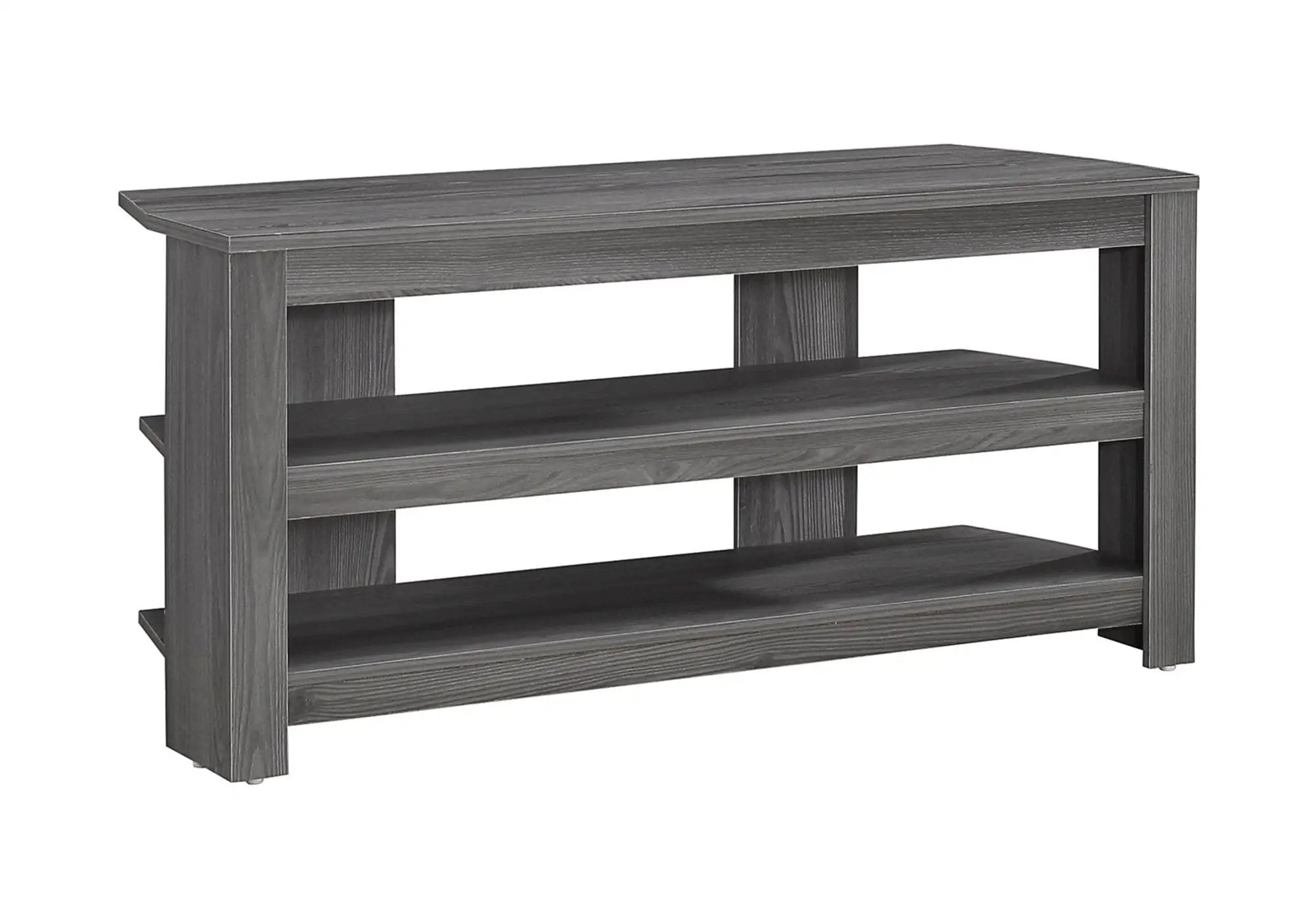 TV Stand Console Media Entertainment Center with 3 Storage Shelves by HouseOfZazla