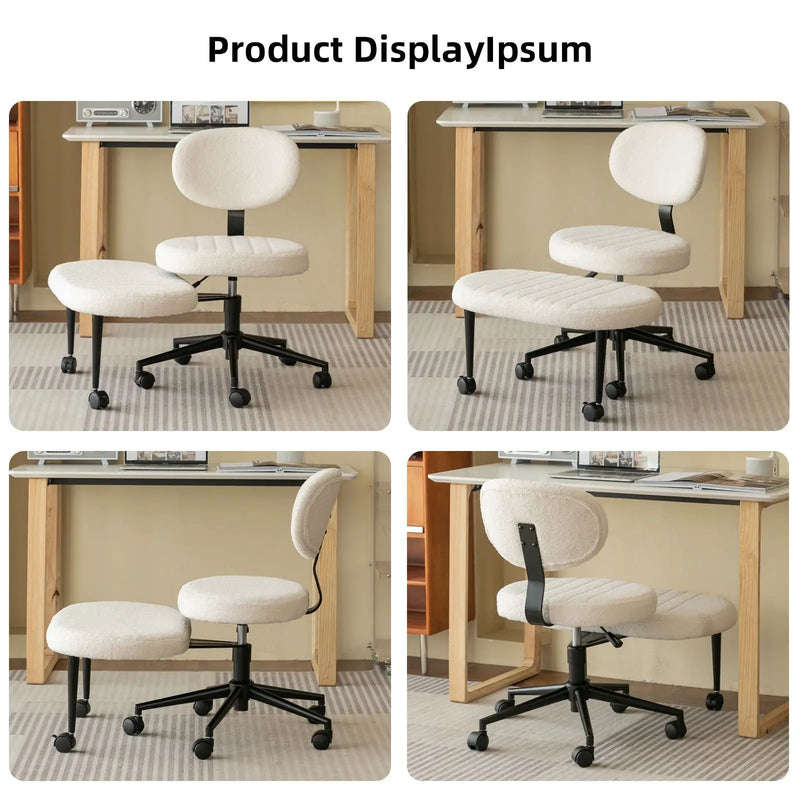 Ergonomic Cross Legged Office Chair With Back Support by HouseOfZazla