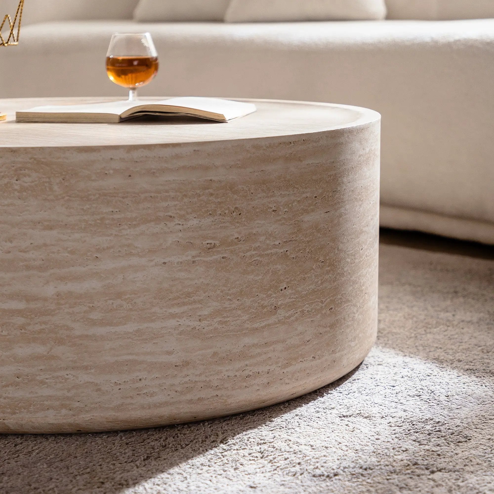 31.5'' Round Coffee Table with Mars Pattern by HouseOfZazla