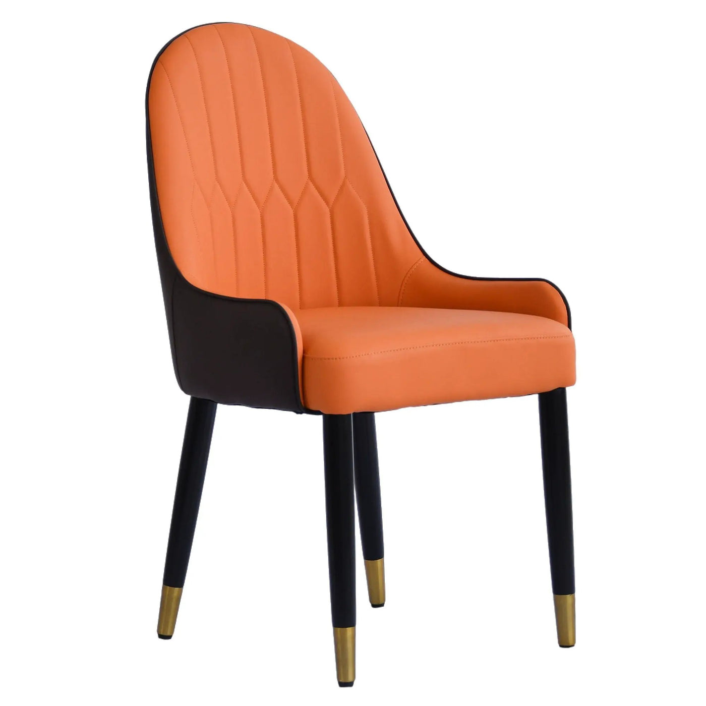 Modern Sponge-Filled Dining Chair, Solid Wood Metal Legs, Suitable For Restaurants, Living Rooms And Rooms (Set of 2) by HouseOfZazla