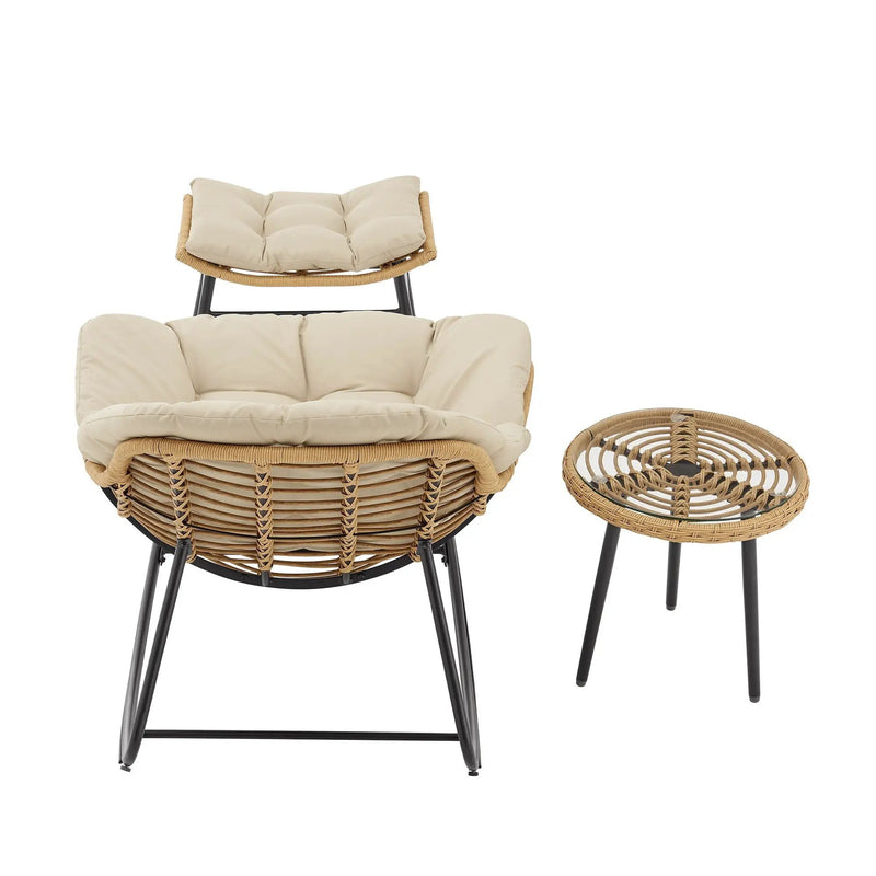 Benson - 3 Piece Lounge Chair Set by HouseOfZazla