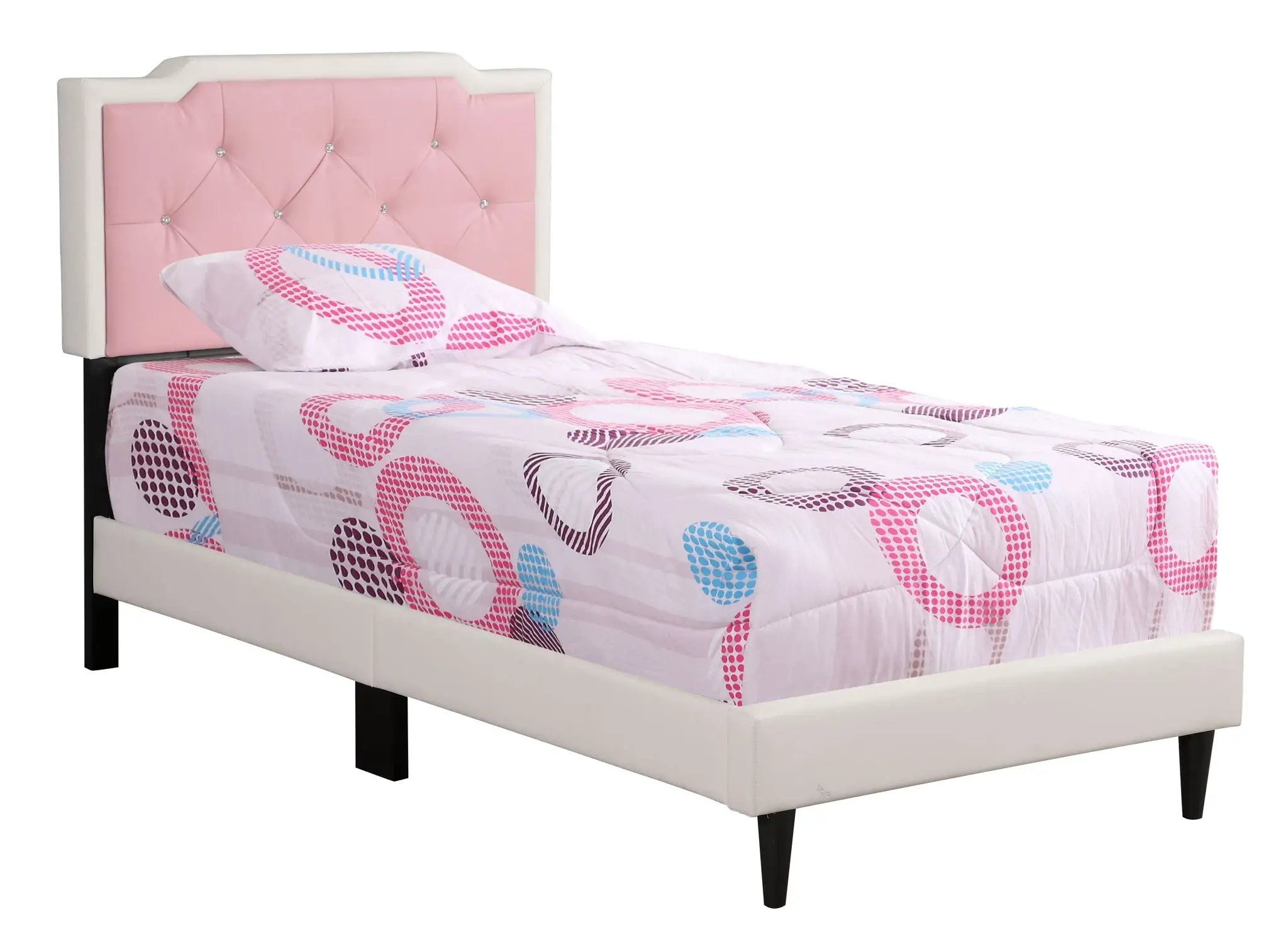 Button Tufted Bed Charming For Cozy Spaces by Unique Piece Furniture