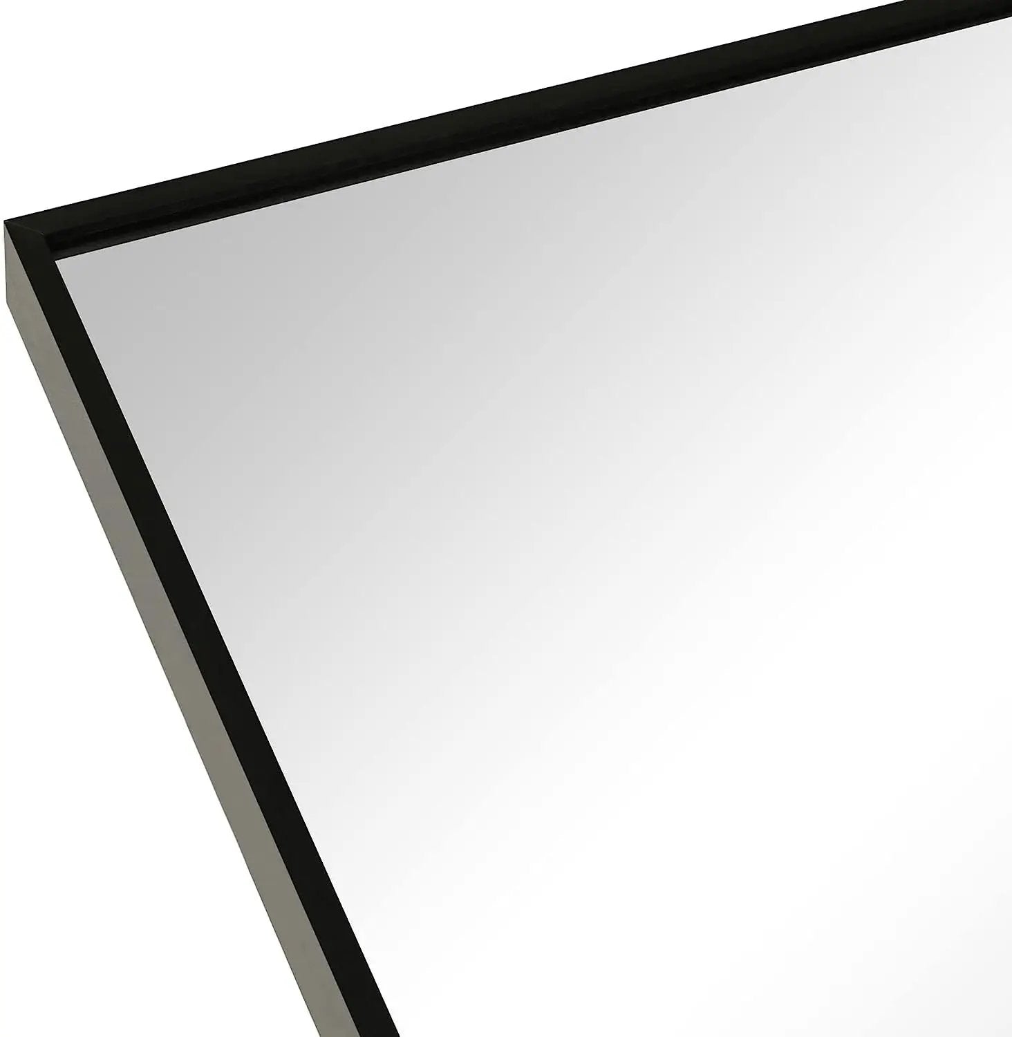 24x36 Inch Black Metal Framed Arched Bathroom Mirror by HouseOfZazla