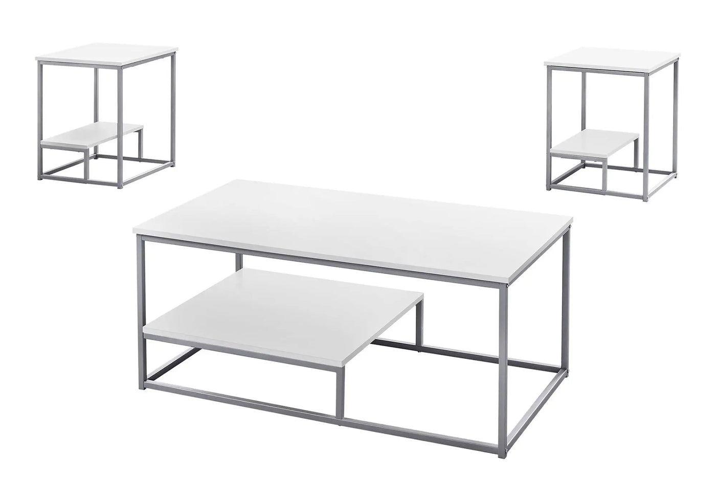 Contemporary 3-Piece Living Room Table Set by HouseOfZazla