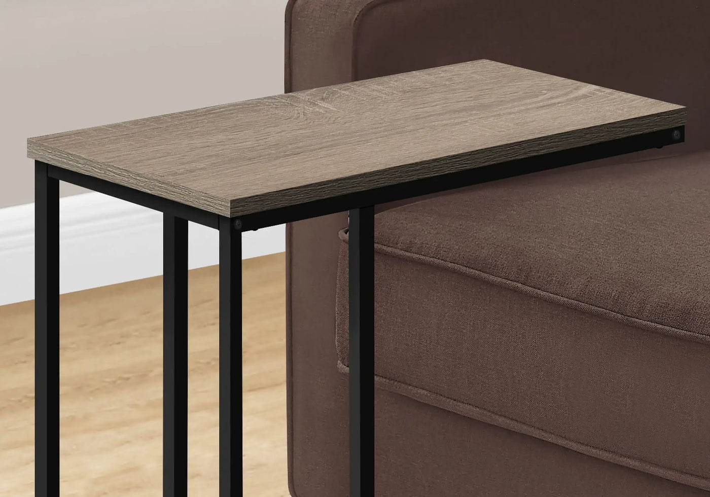 Accent Table, C-Shaped, Space-Saving Functionality by HouseOfZazla