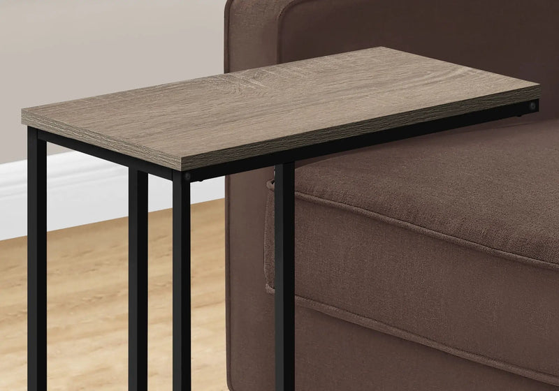 Accent Table, C-Shaped, Space-Saving Functionality by HouseOfZazla