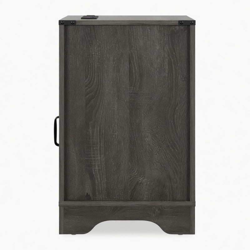 Farmhouse Nightstand, Charging Station & Storage by HouseOfZazla
