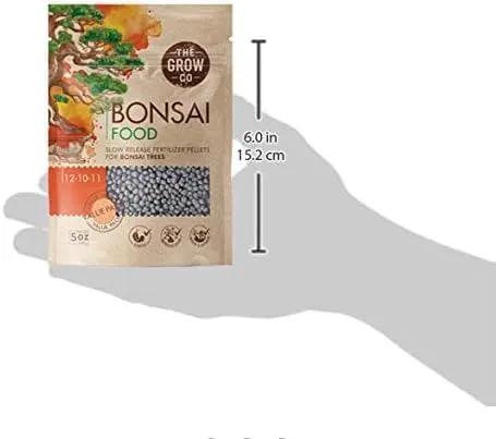Bonsai Fertilizer - Gentle Slow Release Plant Food Pellets - Ideal for All Indoor and Outdoor Bonsai Tree Plants in Pots (5 oz) by GreenHaven Gardens