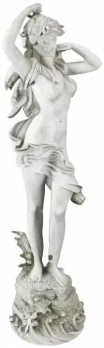 Design Toscano Spring Awakening Classic Woman Garden Statue, 14 inches wide, 40 inches tall, Cast Stone Resin, Antique Stone Finish by GreenHaven Gardens