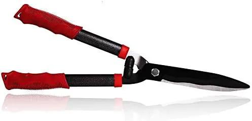 OARA Garden Hedge Shears forTrimming Borders, Boxwood, and Bushes, Hedge Clippers & Shears with Comfort Grip Handles,21 Inch Carbon Steel Bush Cutter by GreenHaven Gardens
