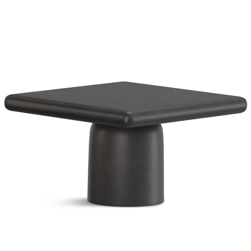 Zachary - 2 Piece Set Cast Aluminum Coffee Table - Black by HouseOfZazla