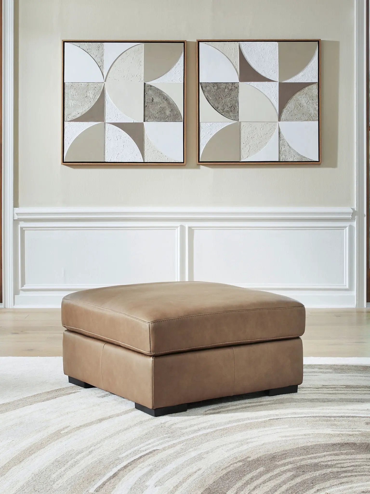 Veronella - Oversized Accent Ottoman - Sahara by Unique Piece Furniture