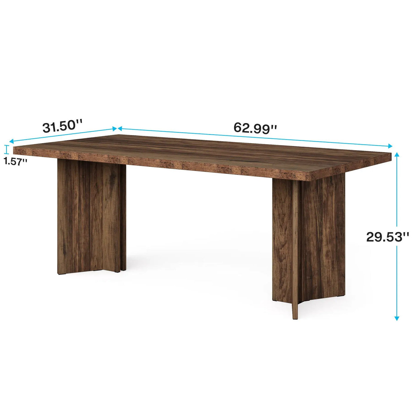 Executive Desk, Vintage Computer Workstation With Thickened Tabletop by HouseOfZazla