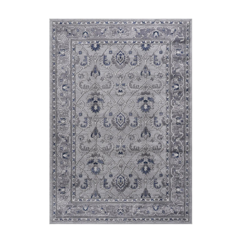 Marfi - 8' X 10' Oriental Area Rug - Gray / Blue by HouseOfZazla