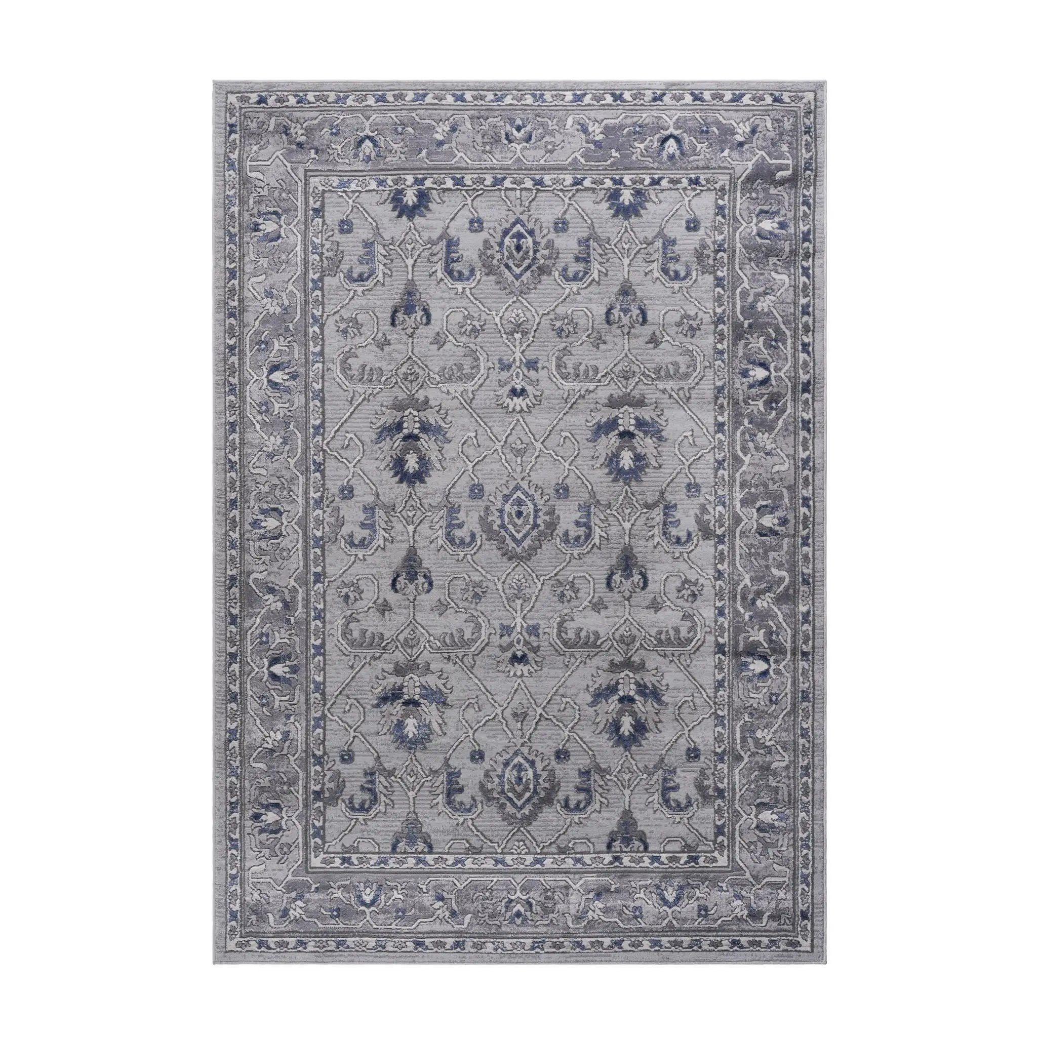 Marfi - 6' X 9' Oriental Area Rug - Gray / Blue by Unique Piece Furniture