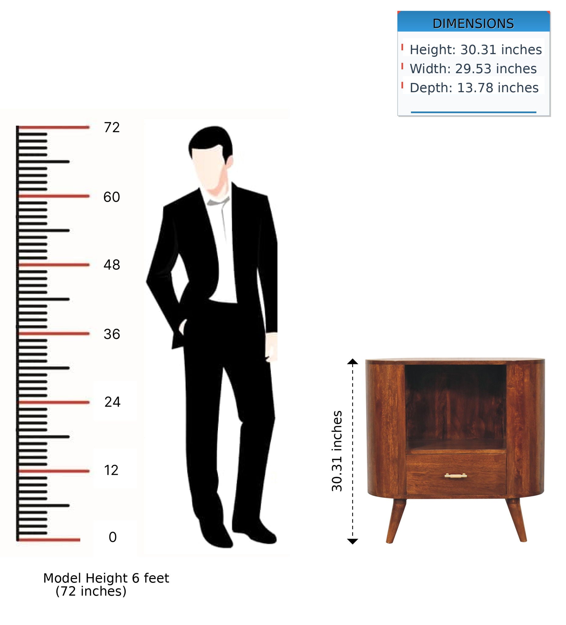 Cortez - T Bar Open Slot Cabinet - Dark Brown by HouseOfZazla