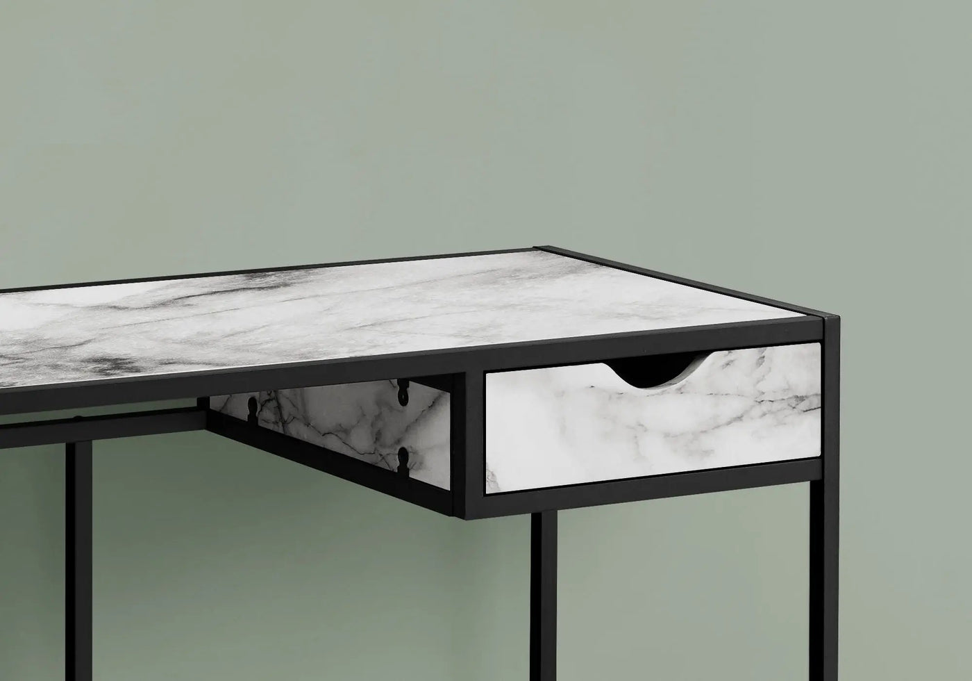 Computer Desk For Home Office, 1 Storage Drawer, Contemporary & Modern by HouseOfZazla