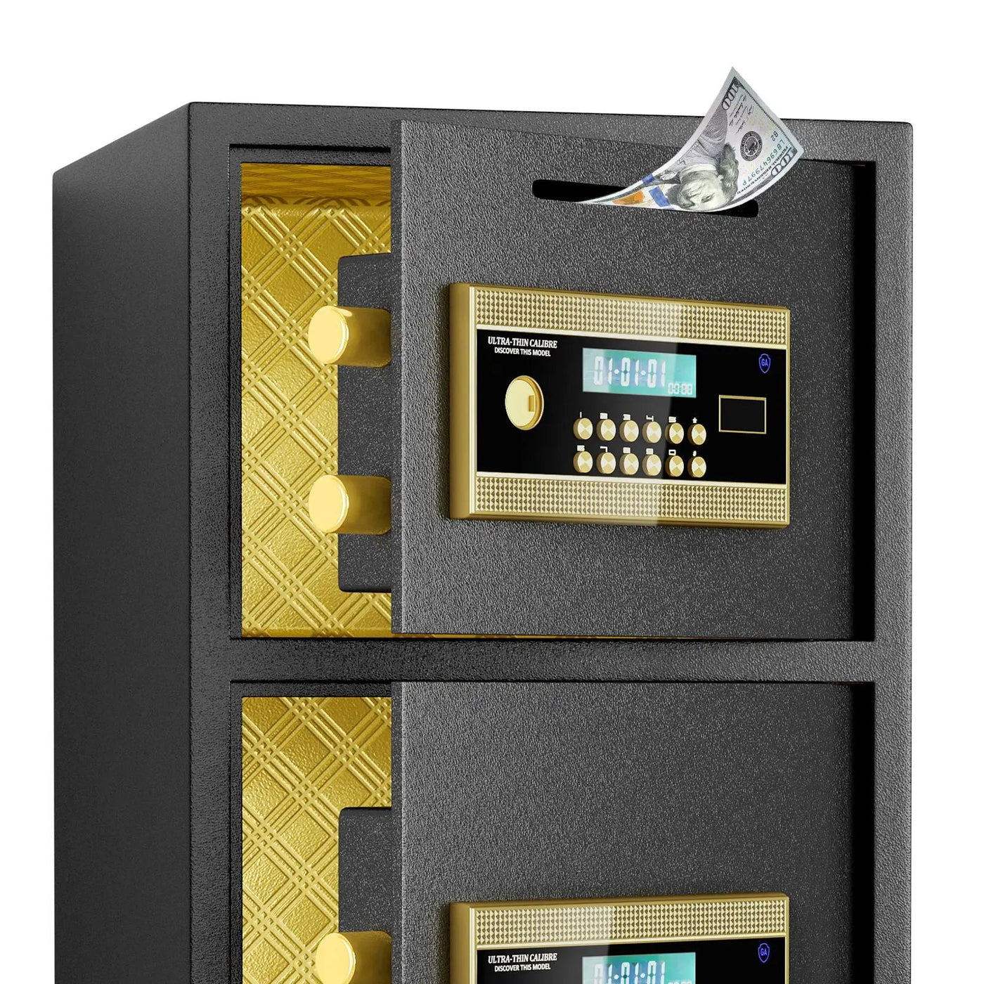 Large Double Door Coin Operated Safe, Digital Security Safe With Fireproof And Waterproof Bag by HouseOfZazla