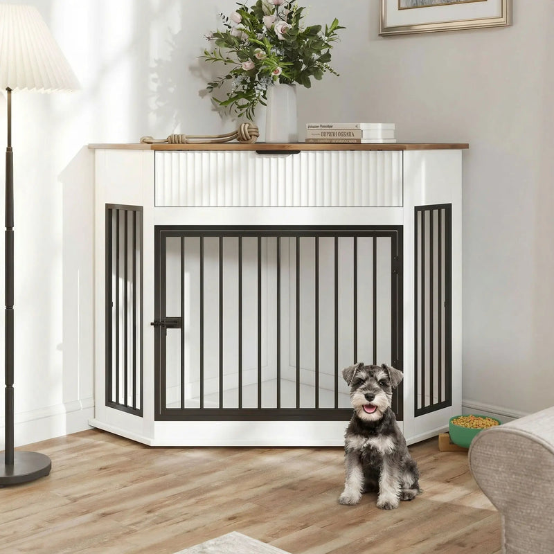 Corner Dog Crate by HouseOfZazla