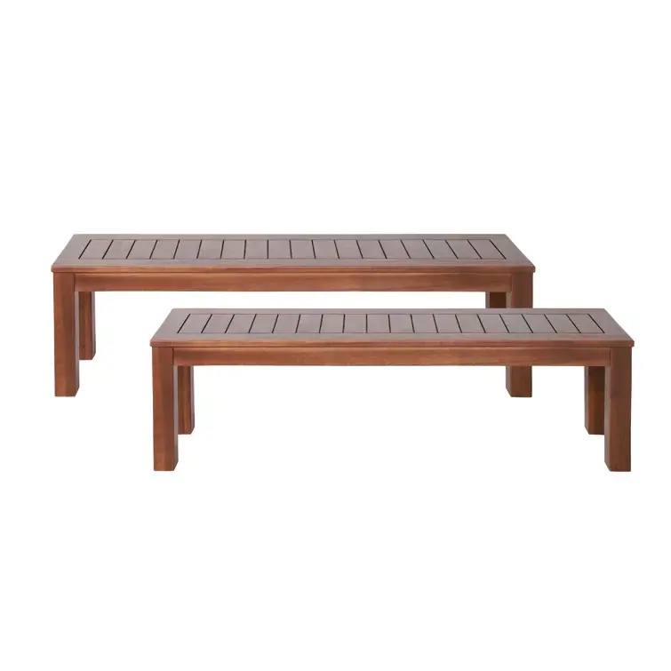 Outdoor Courtyard Table and Bench by HouseOfZazla