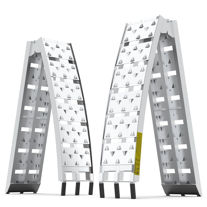 7.5FT Heavy Duty Aluminum Loading Ramp Set for Pickup Truck Beds by HouseOfZazla