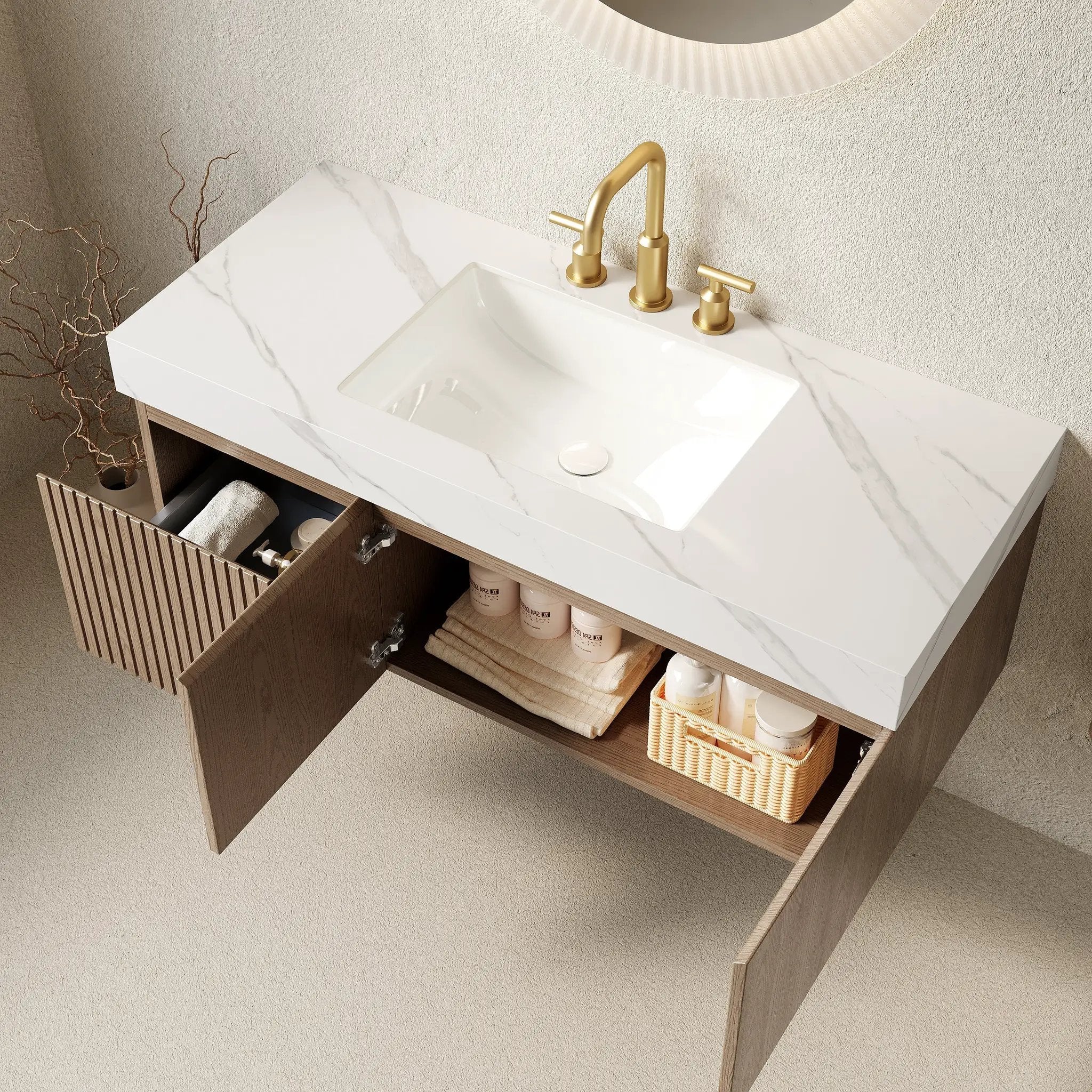 Muri 48" Bathroom Vanity & Sink by HouseOfZazla