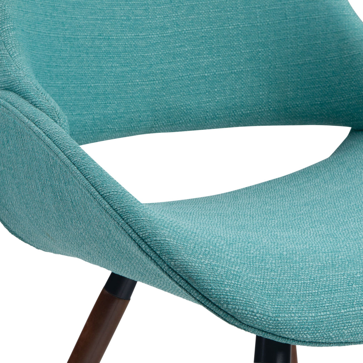 Upholstered Bentwood Dining Chair with Curved Padded Seat - Multiple Colors, photo 11 of 32