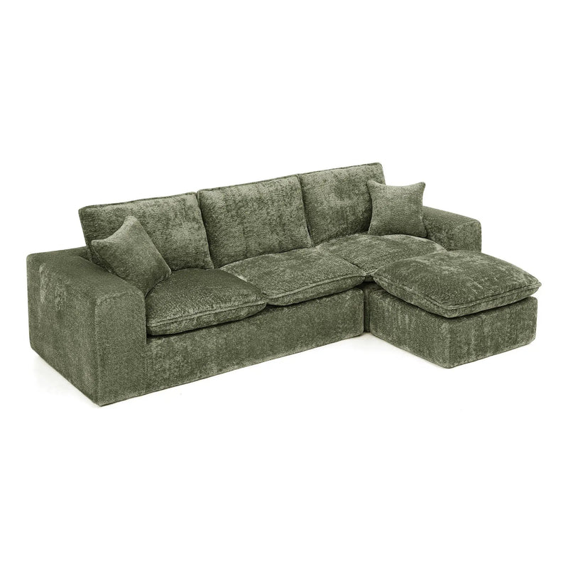 Sectional Sofa With Moveable Ottoman by HouseOfZazla