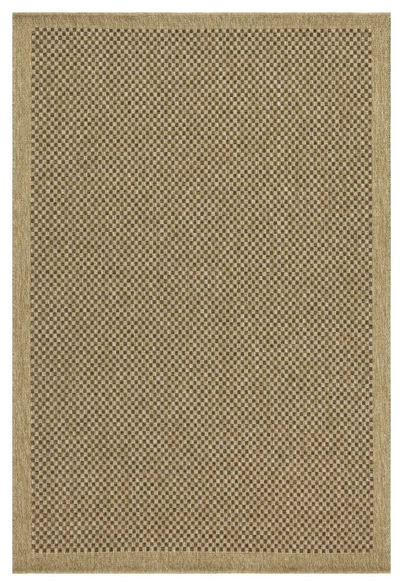 Earth - 7'10" X 10'3" Polypropylene Indoor, Outdoor Area Rug - Jute, Mocha by Unique Piece Furniture