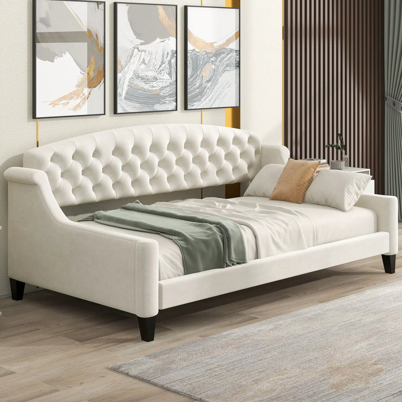 Modern Tufted Button Daybed by HouseOfZazla