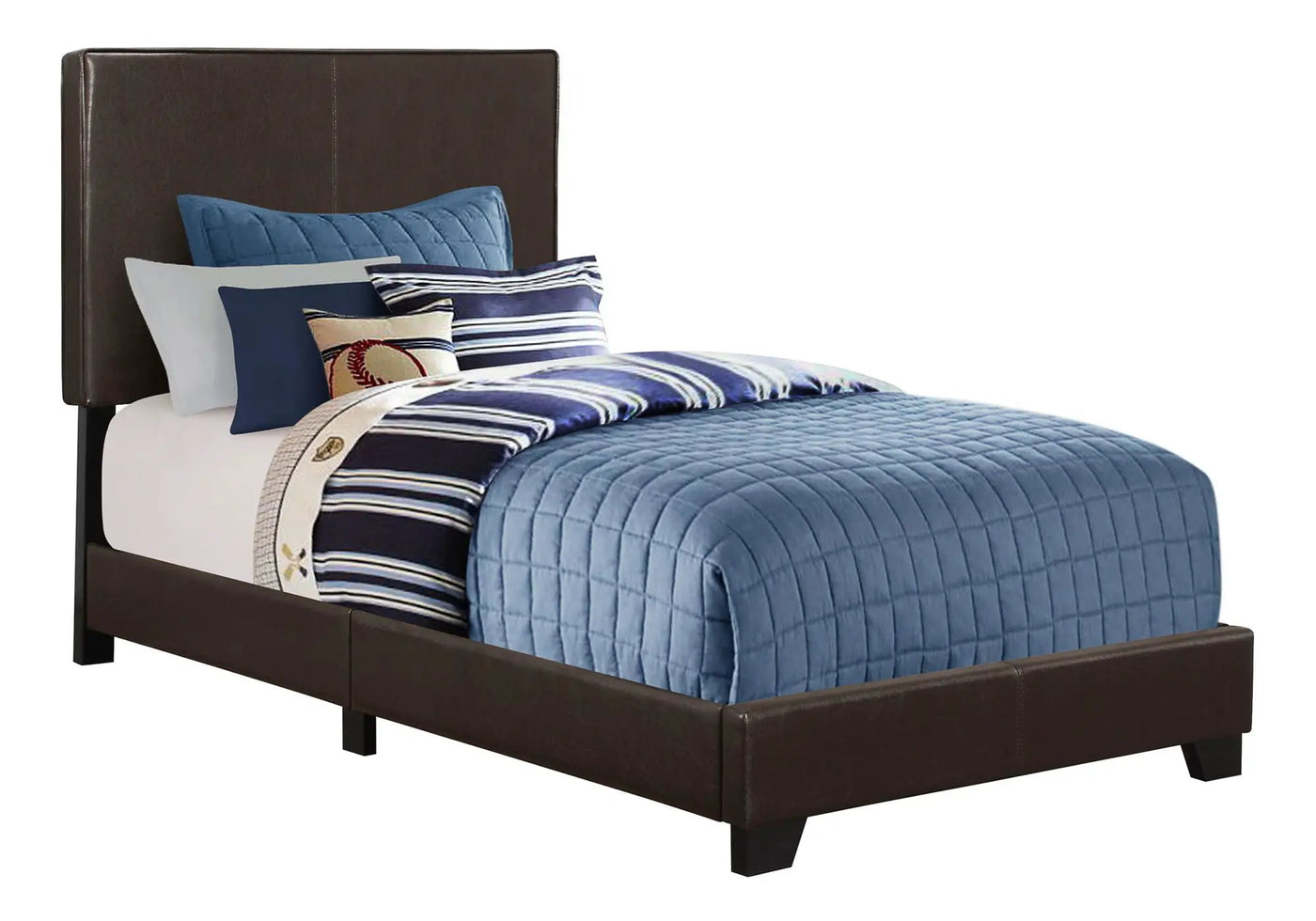 Bed, Upholstered, Transitional by Unique Piece Furniture