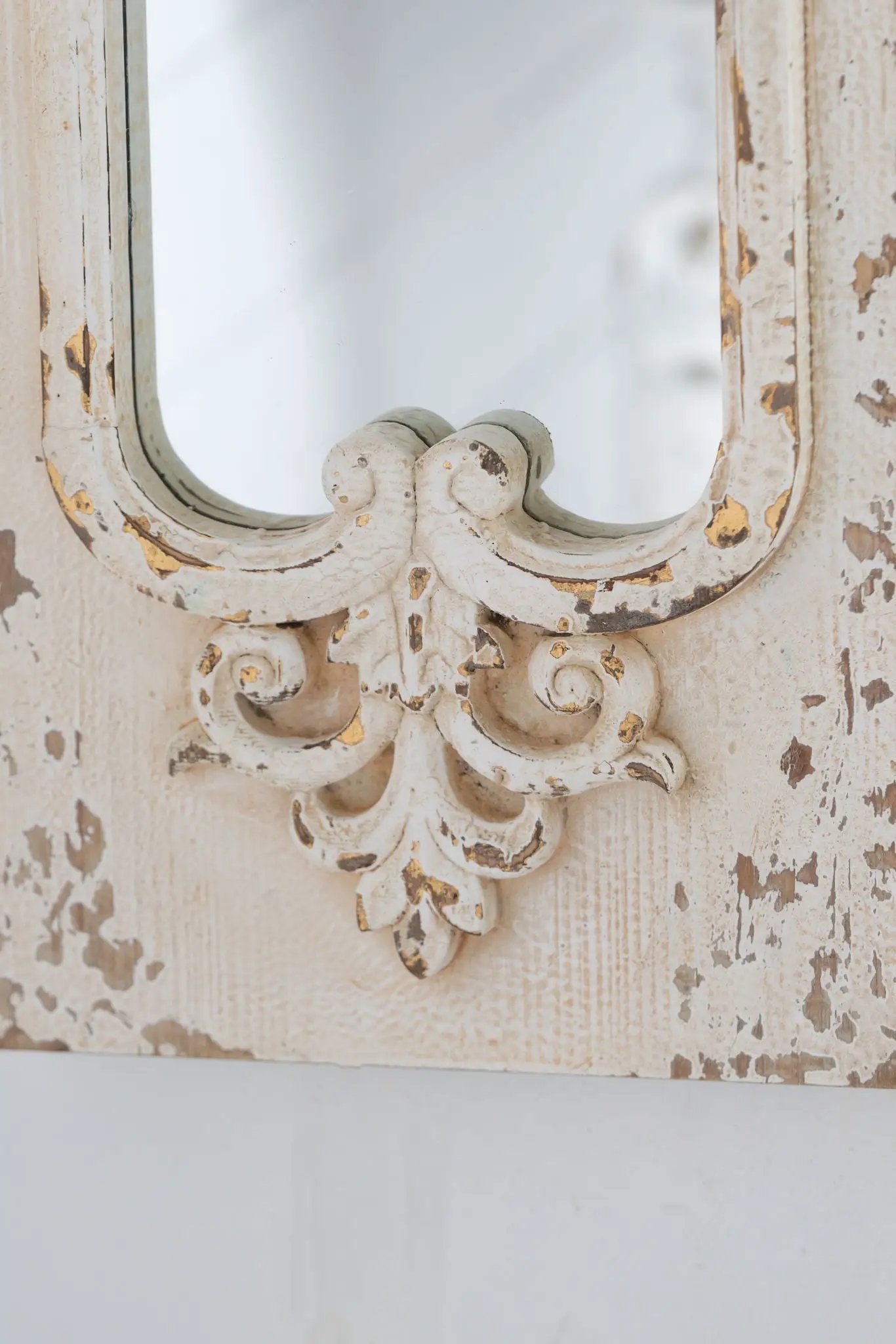 Full Length Mirror With Solid Wood Frame, Floor Mirror For Living Room Bedroom Entryway - White by Unique Piece Furniture