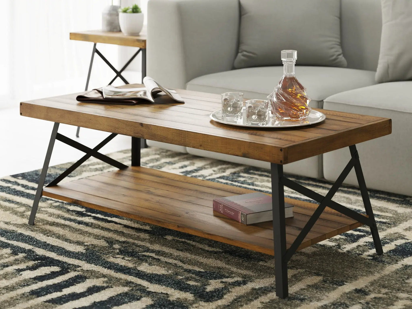 Modern Rustic Style Coffee Table by HouseOfZazla