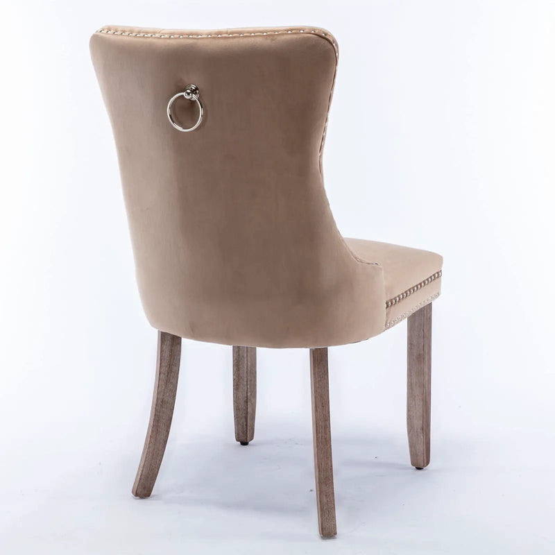 Nikki - High-End Tufted Dining Chair (Set of 2) by HouseOfZazla