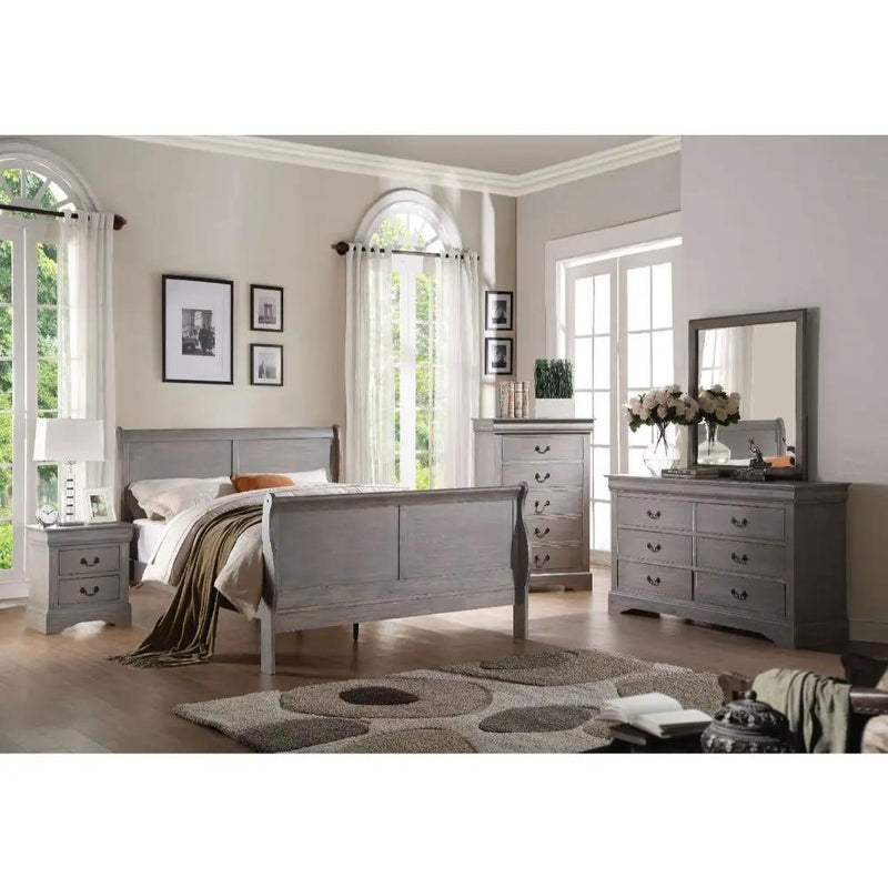 Louis Philippe III - Bed (FB 34"H) by Unique Piece Furniture