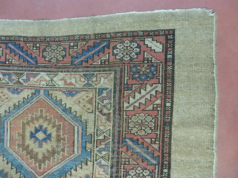 3'4" X 12' Antique Hand Made Turkish Wool Rug Runner Carpet Camel Hair Nice by Jewel Rugs